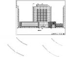 某地下1地上14层钢筋混凝土框架结构酒店式公寓建筑设计cad图纸（含详细设计说明）图片1