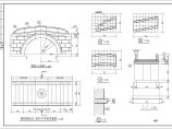 古典园林轩，拱桥和曲桥园林小品设计图图片1