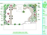 私人别墅屋顶花园中式风格带凉亭景观设计规划cad平立面布置图图片1