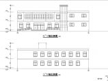 陕西学校二层10m食堂建筑框架结构设计施工cad布置图纸图片1