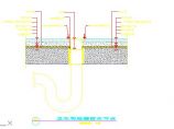 小型的卫生间防水地漏节点设计CAD图纸图片1