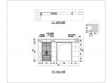 文风雅士中式风格四室两厅室内装修设计CAD施工图（书房装修施工图）图片1