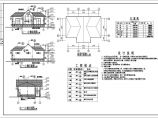 坡式屋顶公共厕所建筑设计CAD施工图（标注齐全）图片1
