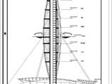 经典橄榄形观光塔设计方案CAD图纸图片1