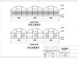GSW-832连栋大棚温室结构CAD图纸图片1