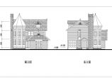 福建两层纯欧式风格别墅自建房施工设计cad平面方案图图片1
