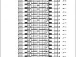 北京18层带跃层高级公寓建筑设计cad平立面施工图纸图片1
