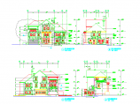 某别墅群建筑cad设计施工图纸含cad模型设计（含不同别墅户型图）图片1