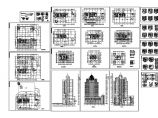 某造型独特十八层酒店建筑cad设计施工图（高层酒店设计、含楼梯设计）图片1