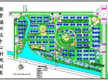 沿河新农村景观绿化设计施工cad平面规划图纸图片1