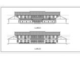 某二层四合院式住宅建筑平立面设计图（共5张）图片1