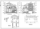 设计精巧的仿古代别墅建筑设计CAD施工图（框架结构）图片1