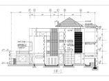 某地三层双拼豪华别墅建筑设计方案图图片1