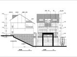 某地区三层双拼别墅建筑方案设计图图片1