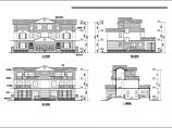 某地区三层双拼别墅设计两种方案图图片1