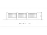 徐州市郊区某厂房围墙方案建筑设计图图片1