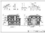 三层半独立别墅建筑cad设计施工图图片1