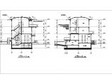 新颖双拼三层半自建房屋建筑设计图图片1