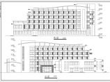 某中学综合楼及宿舍建筑设计方案图（带效果图）图片1