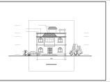 小巧二层平屋顶自建房屋建筑设计图（含结构）图片1