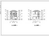 某三层高档别墅建筑设计图（含效果图）图片1