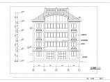 欧式豪华五层别墅详细建筑设计图 （全套）图片1
