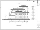某地区小型三层带天台别墅设计施工建筑图纸图片1