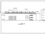 某中学四层食堂CAD建筑设计施工图图片1