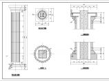 罗马柱石材干挂设计cad详图（共3张）图片1