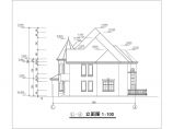 上海市沿海两层别墅CAD设计方案图图片1