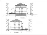 某地区多层别墅建筑平立面施工CAD图图片1