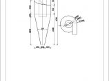 旋风除尘塔CAD图纸（废气处理的预处理）图片1