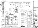 某4层私人自建独栋别墅建筑设计施工图CAD图片1