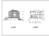 山东省某地区小别墅建筑CAD方案图图片1