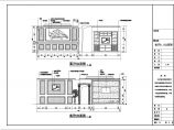 120㎡现代简约欧式家装设计施工图CAD图片1