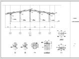 钢梁排架结构及模型混凝土柱cad图纸图片1