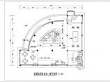 安徽省某郊区售楼部CAD装饰施工图图片1