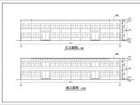四川省某乡镇二层框架厂房CAD设计图图片1