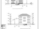 三层小型实用农村房屋详细建筑设计图图片1