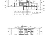 新颖大气三层自建别墅建筑设计图（含结构）图片1
