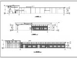 江苏省某地区奔驰展厅建筑CAD施工图图片1