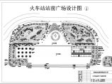 浙江省某地区火车站站前广场设计图图片1