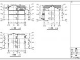 简洁带阁楼二层半农村房屋详细建筑设计图图片1
