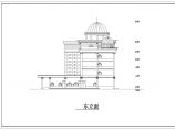 浙江省某地区邮政大楼CAD建筑图图片1
