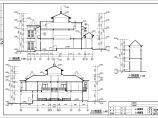 宫殿式带夹层豪华二层半别墅详细建筑设计图图片1