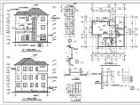 经典世纪花园三层带露台别墅建筑设计施工图图片1