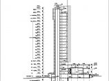 福建省某城镇办公楼标准层平立面设计图图片1
