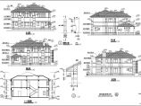 带阁楼新颖二层半自建别墅详细建筑设计图图片1