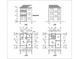 三层248平方米砖混农村住宅结构施工图图片1