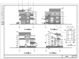 三层框架结构新型小别墅建筑施工图图片1